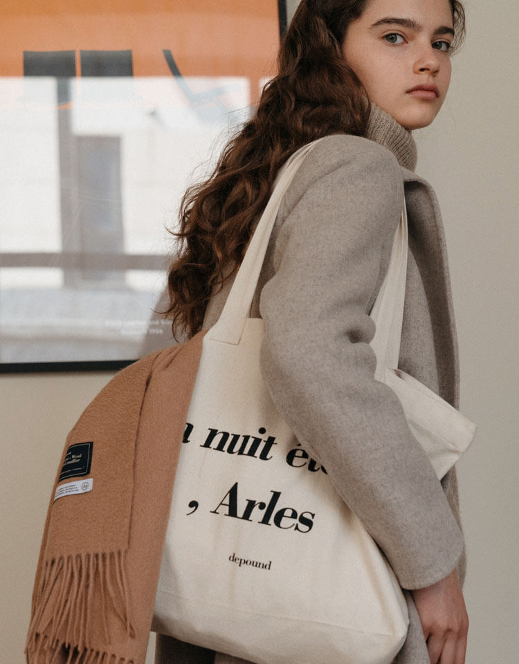 日本ドラマ 韓国ファッション-Arles bag (L) - black